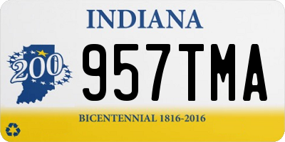 IN license plate 957TMA