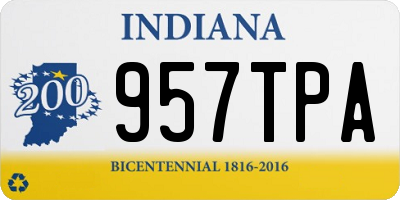 IN license plate 957TPA