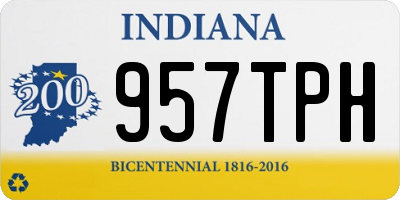 IN license plate 957TPH