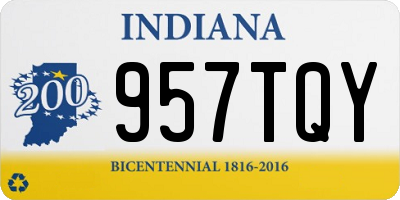 IN license plate 957TQY
