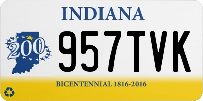 IN license plate 957TVK