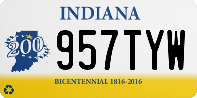 IN license plate 957TYW