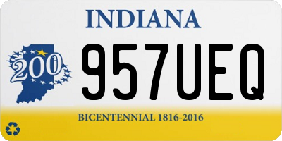 IN license plate 957UEQ