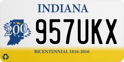 IN license plate 957UKX