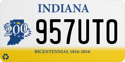 IN license plate 957UTO