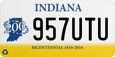 IN license plate 957UTU