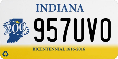 IN license plate 957UVO