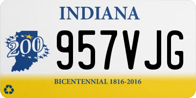 IN license plate 957VJG