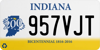 IN license plate 957VJT