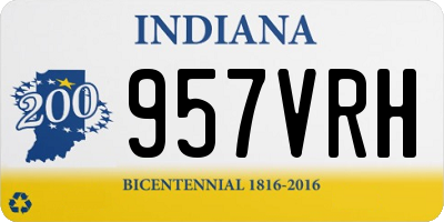 IN license plate 957VRH