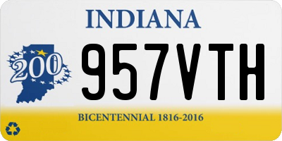 IN license plate 957VTH
