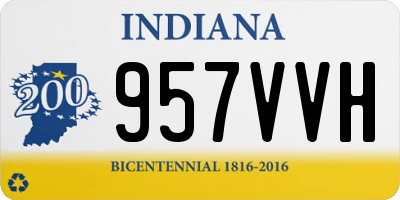 IN license plate 957VVH