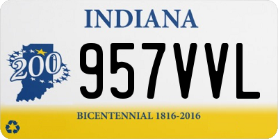 IN license plate 957VVL