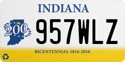 IN license plate 957WLZ
