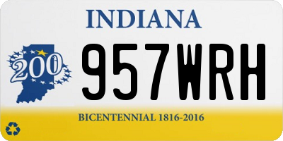 IN license plate 957WRH