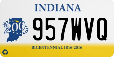 IN license plate 957WVQ