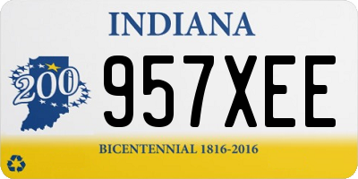 IN license plate 957XEE