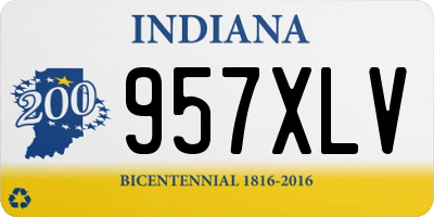 IN license plate 957XLV