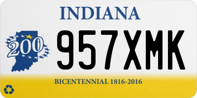 IN license plate 957XMK
