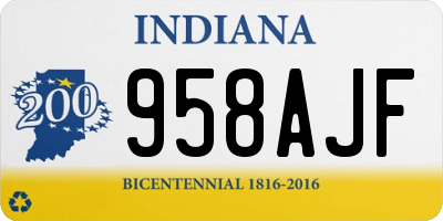 IN license plate 958AJF