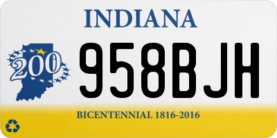 IN license plate 958BJH