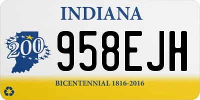 IN license plate 958EJH