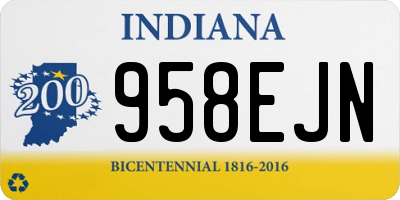 IN license plate 958EJN