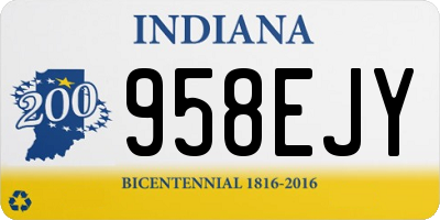 IN license plate 958EJY