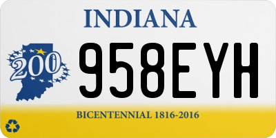 IN license plate 958EYH
