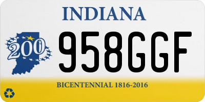 IN license plate 958GGF