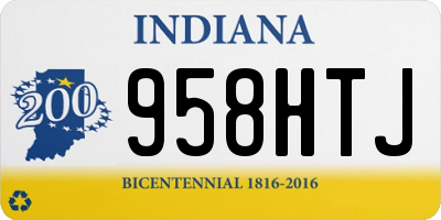 IN license plate 958HTJ