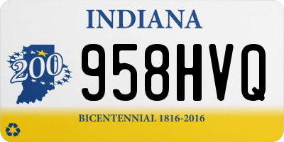 IN license plate 958HVQ