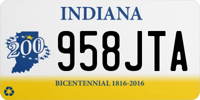 IN license plate 958JTA