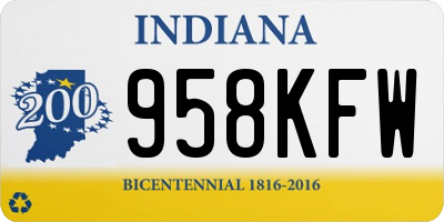 IN license plate 958KFW