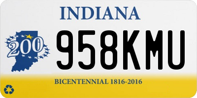 IN license plate 958KMU