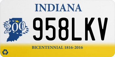 IN license plate 958LKV