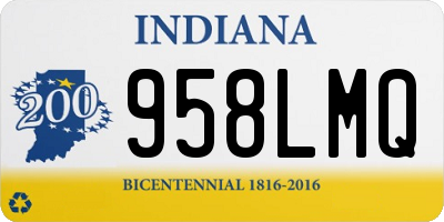 IN license plate 958LMQ