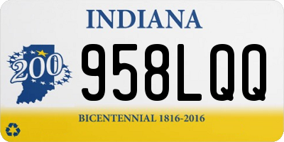 IN license plate 958LQQ