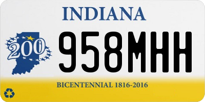 IN license plate 958MHH