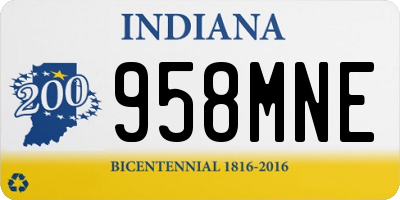 IN license plate 958MNE