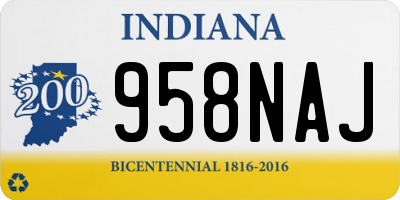 IN license plate 958NAJ