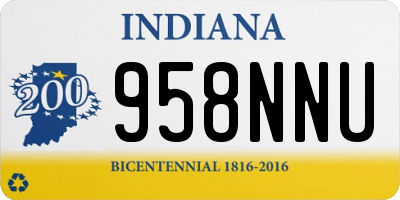 IN license plate 958NNU