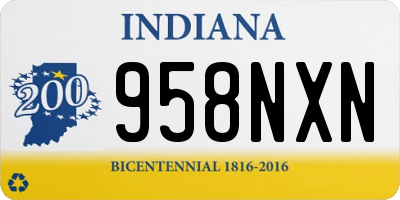 IN license plate 958NXN