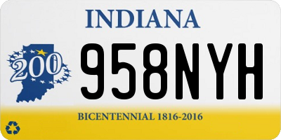 IN license plate 958NYH