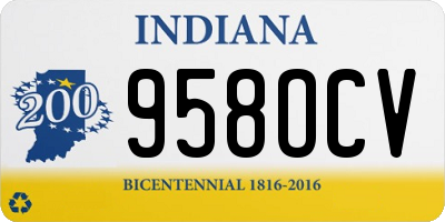 IN license plate 958OCV