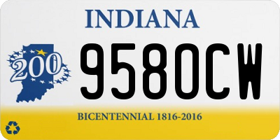 IN license plate 958OCW