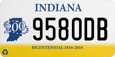 IN license plate 958ODB