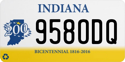 IN license plate 958ODQ