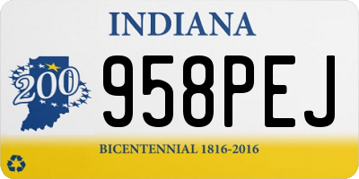IN license plate 958PEJ