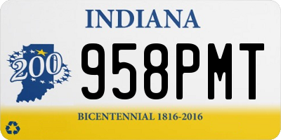 IN license plate 958PMT